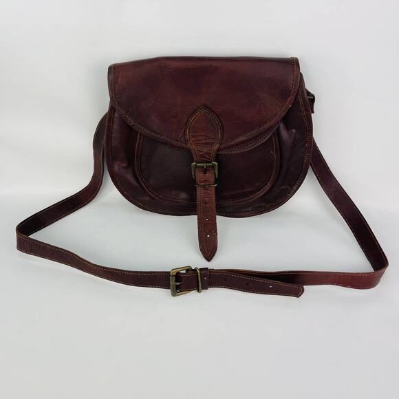 M&H Genuine Leather Shoulder Bag - Read Description - Picture 2 of 7